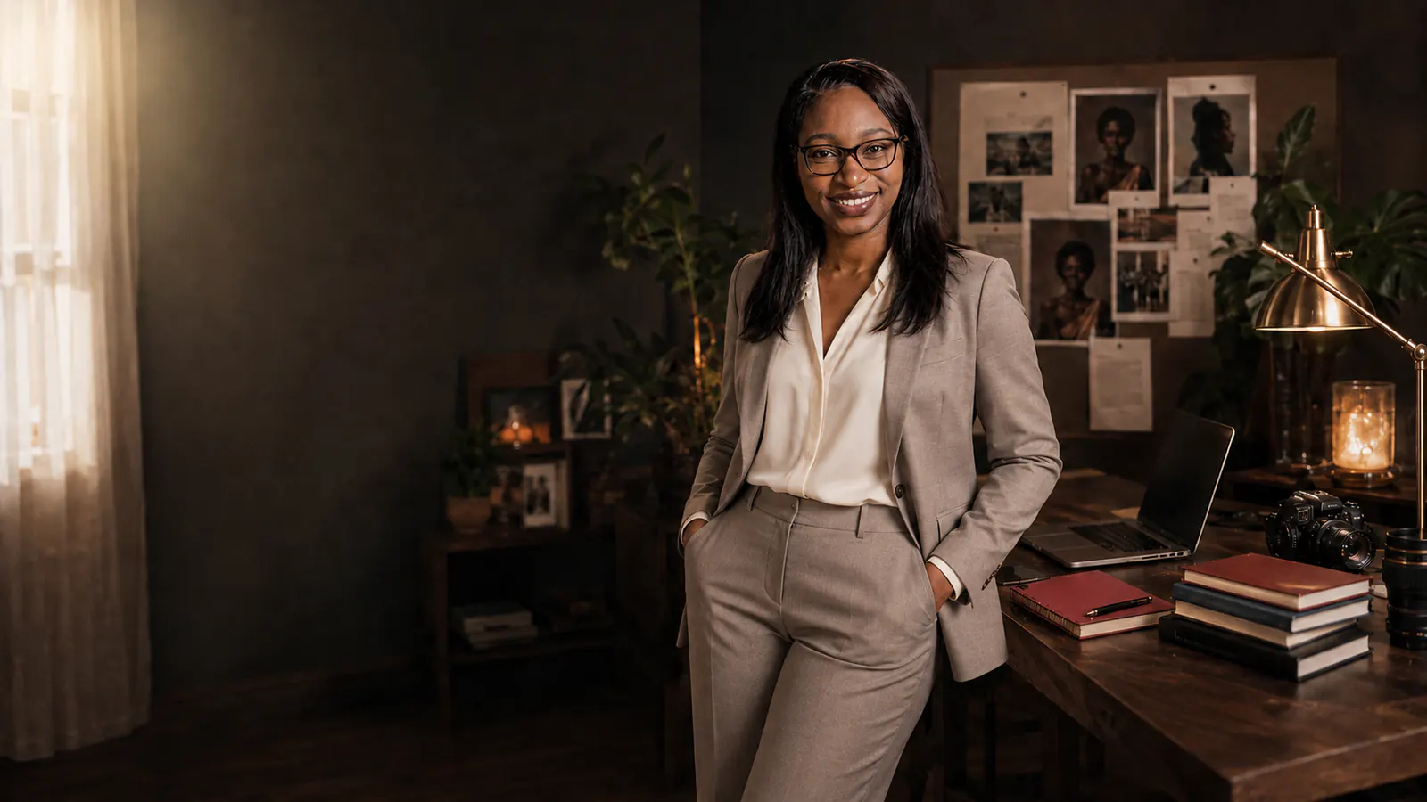 Bongiwe Selane in a cinematic professional portrait.